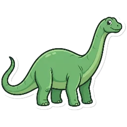Cartoon of Brontosaurus