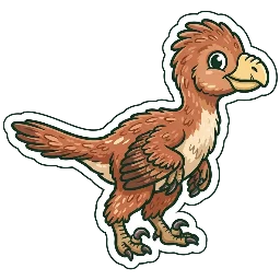Cartoon of Caenagnathus