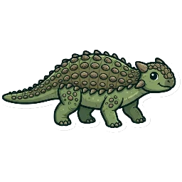 Cartoon of Scutellosaurus