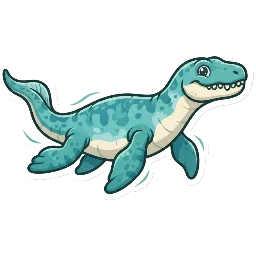 Cartoon of Simosaurus