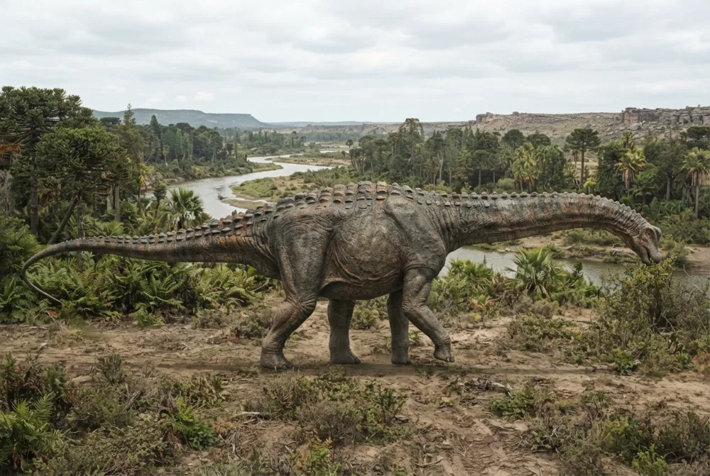 รูป Alamosaurus ที่สร้างโดย AI