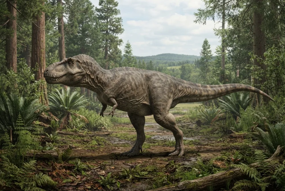 AI-made picture of Albertosaurus