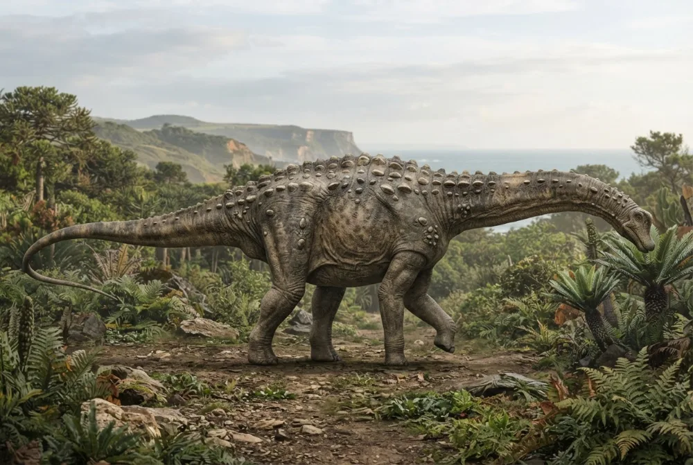 Immagine di Ampelosaurus creata dall'IA