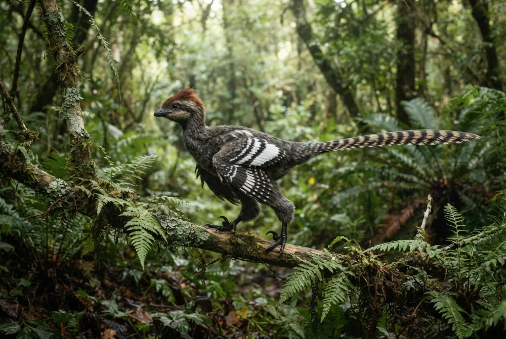 AI-billede af Anchiornis