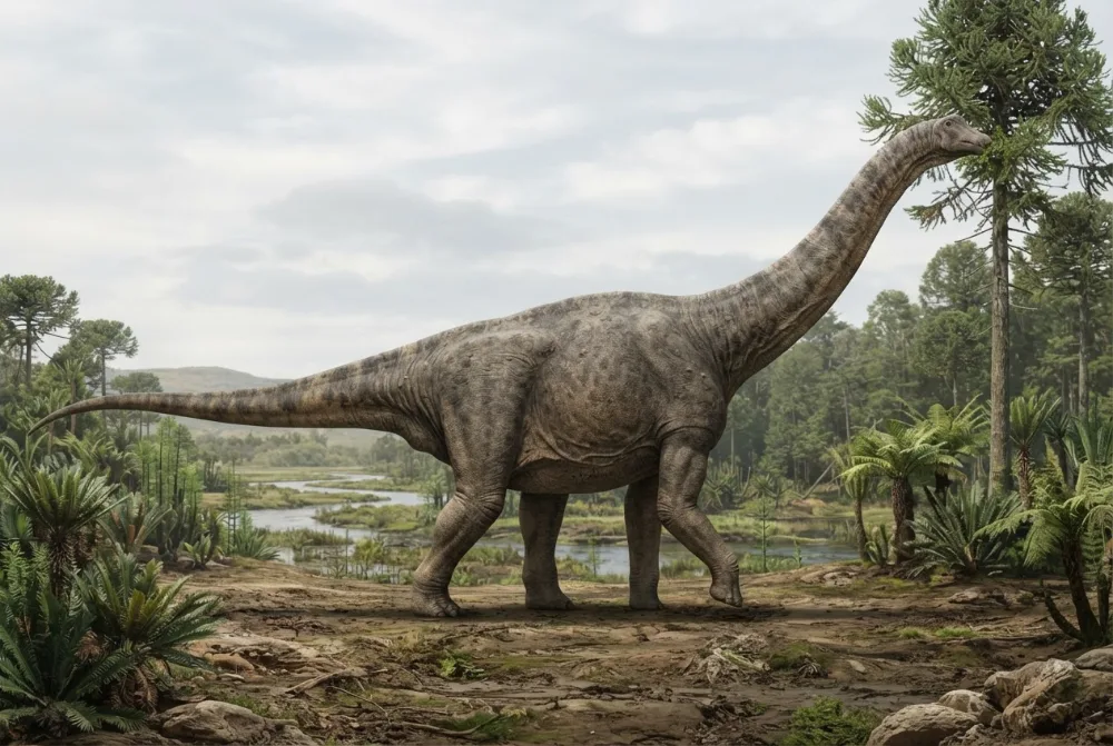 Immagine di Aragosaurus creata dall'IA