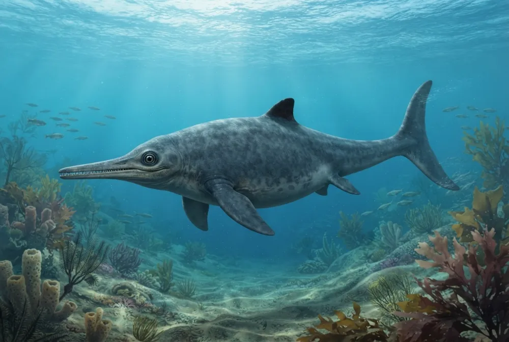 DI sukurtas paveikslėlis: Baptanodon