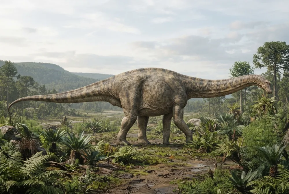 AI-made picture of Barosaurus