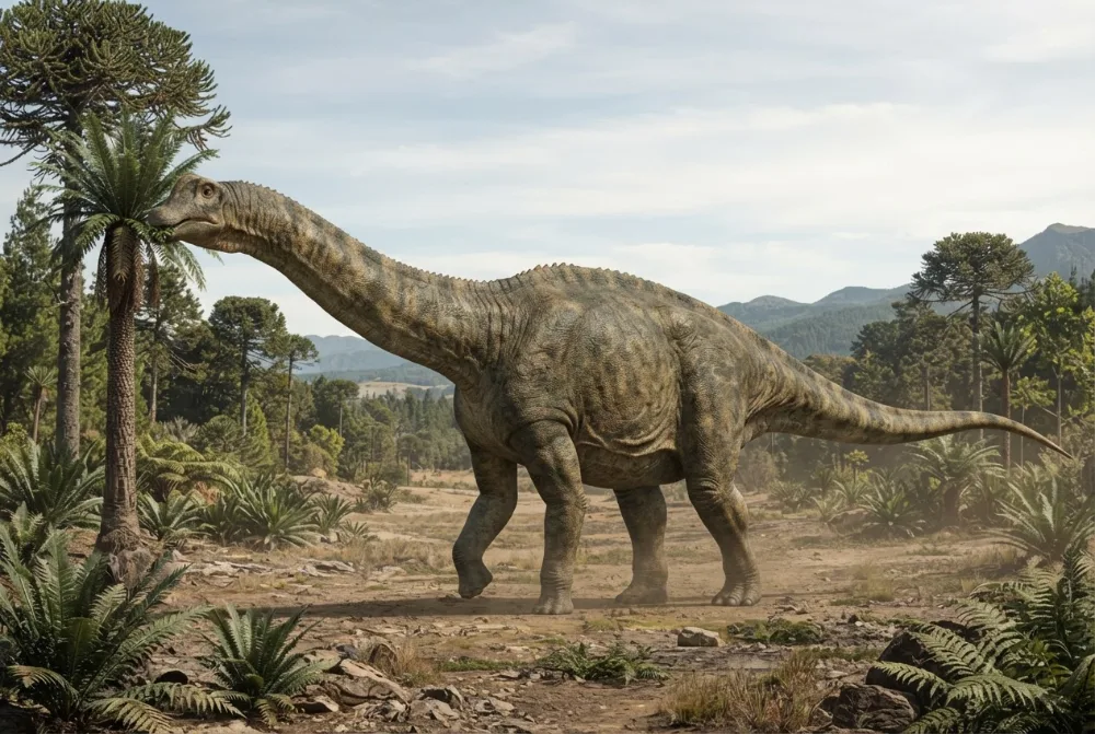 Camarasaurus adlı hayvanın yapay zekâ ile yapılmış resmi