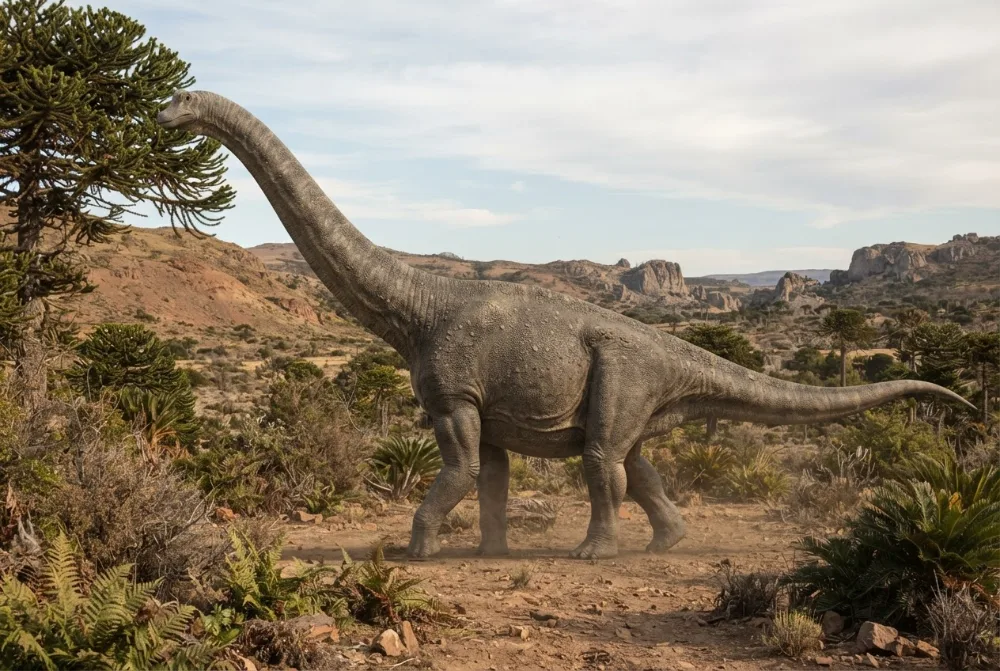 Chucarosaurus: obrazek zrobiony przez AI