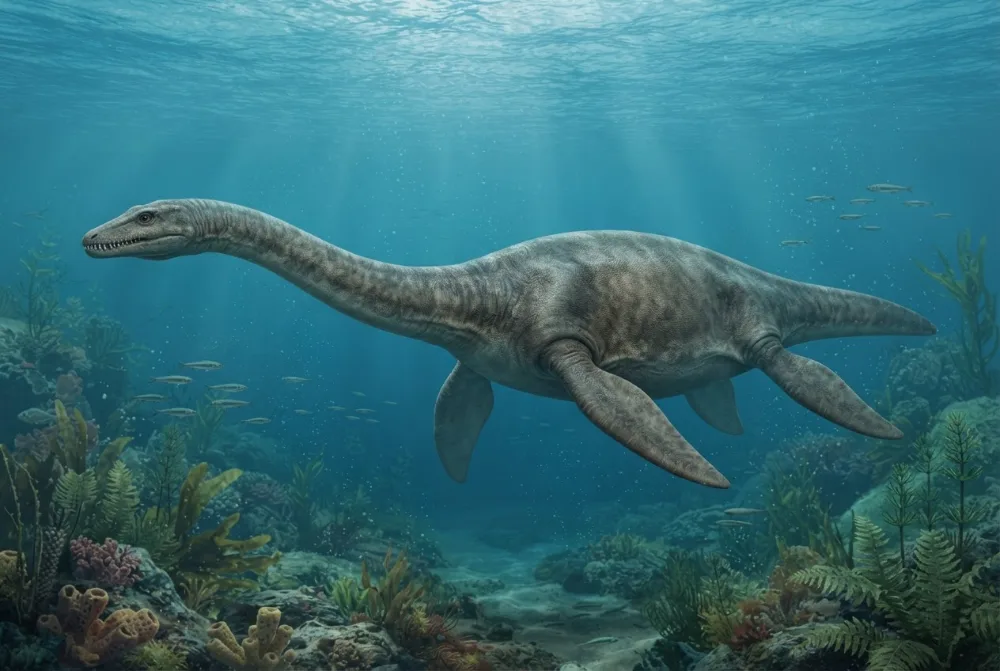 Colymbosaurus: obrazek zrobiony przez AI
