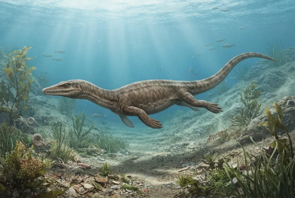 Immagine di Dianopachysaurus creata dall'IA