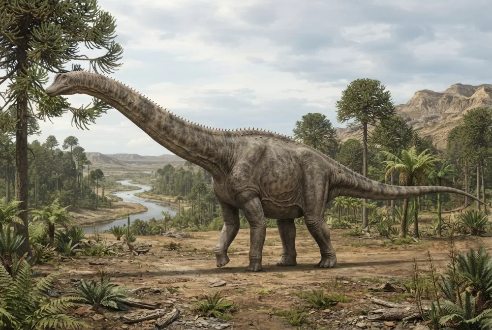 AI-made picture of Diplodocus