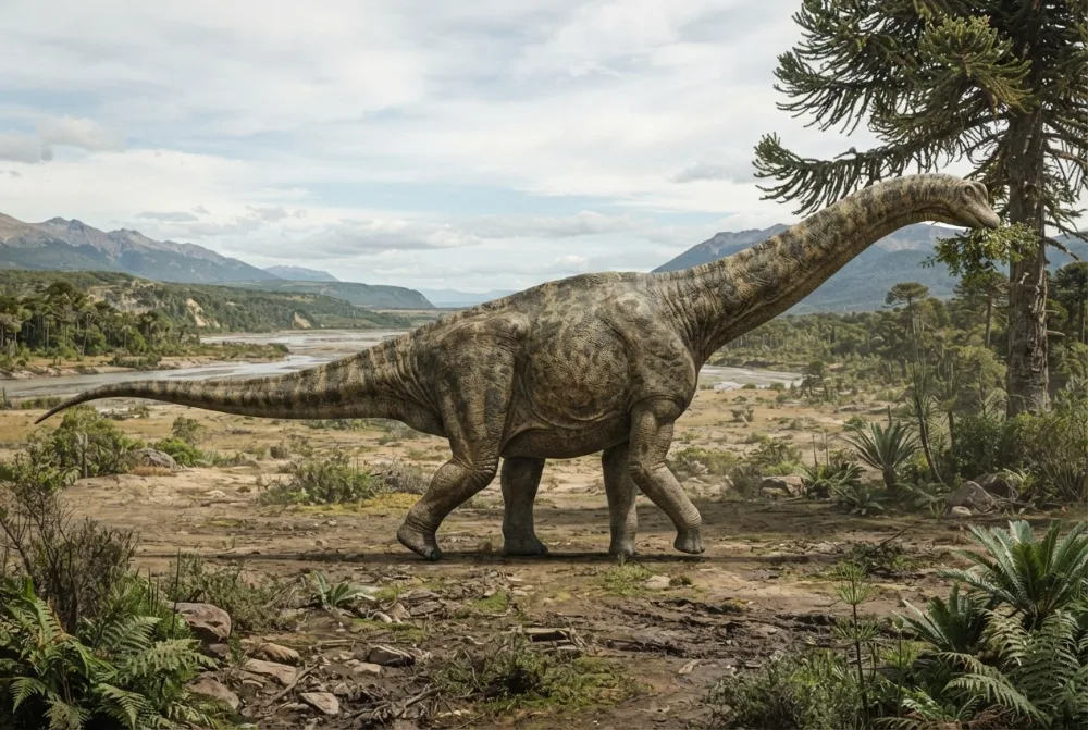 รูป Dreadnoughtus ที่สร้างโดย AI