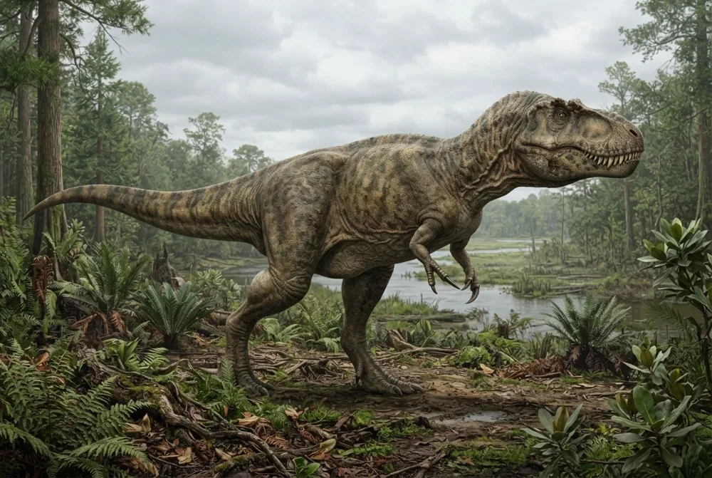 AI-made picture of Dryptosaurus