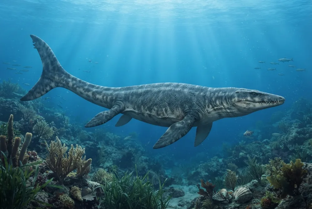 AI-billede af Eidolosaurus