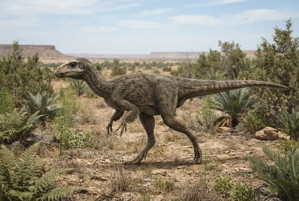 KI-Bild von Elrhazosaurus