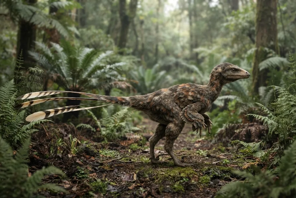 AI-made picture of Epidexipteryx