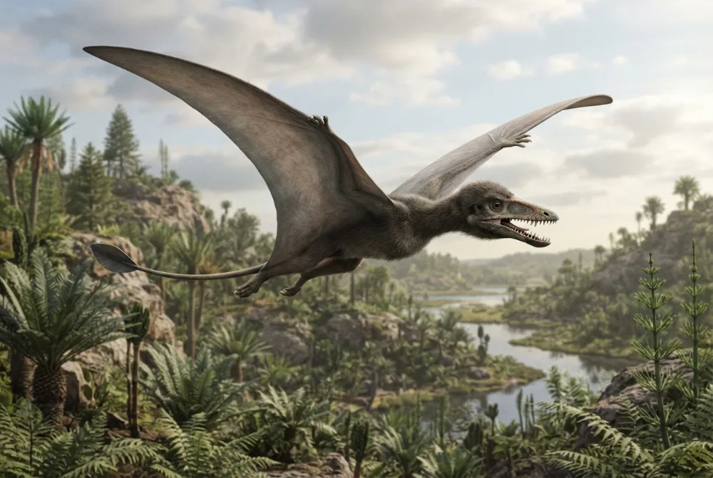 AI-made picture of Eudimorphodon