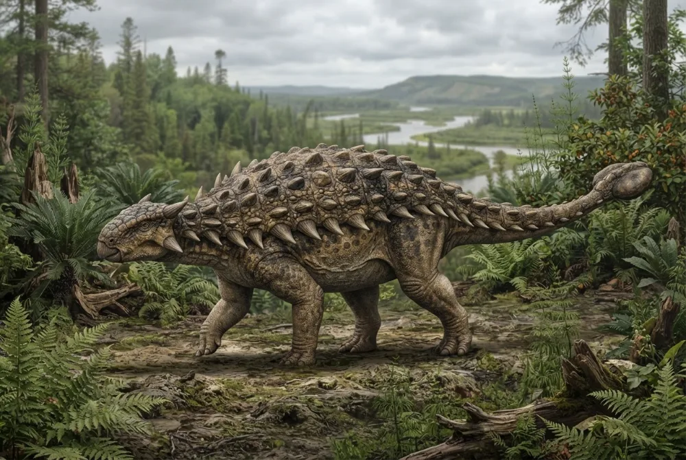 AI-made picture of Euoplocephalus