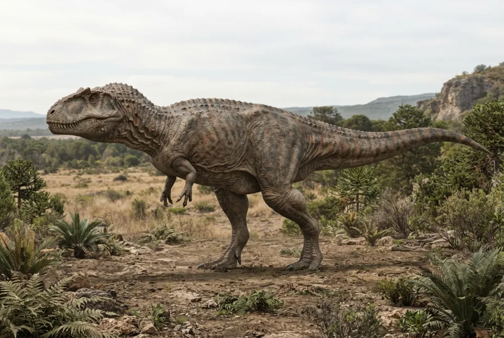 AI-made picture of Giganotosaurus