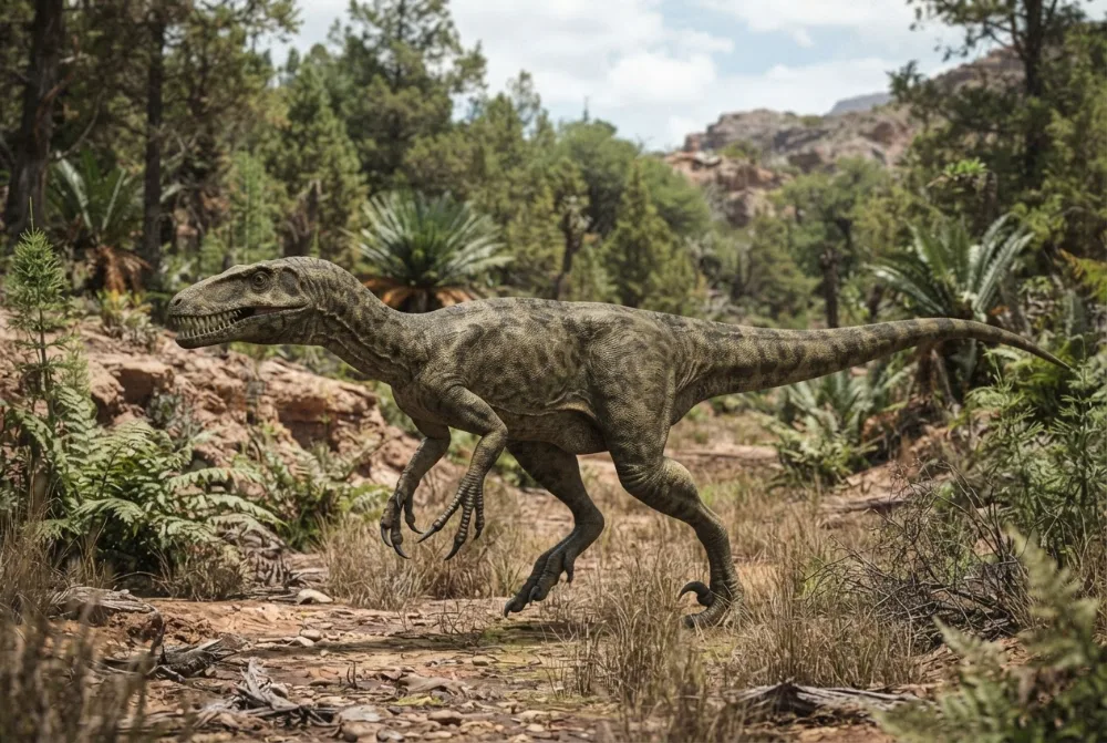 AI-made picture of Herrerasaurus