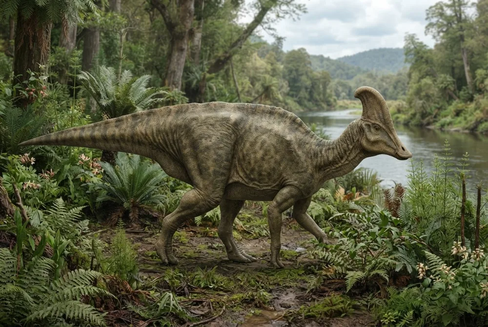 KI-Bild von Hypacrosaurus