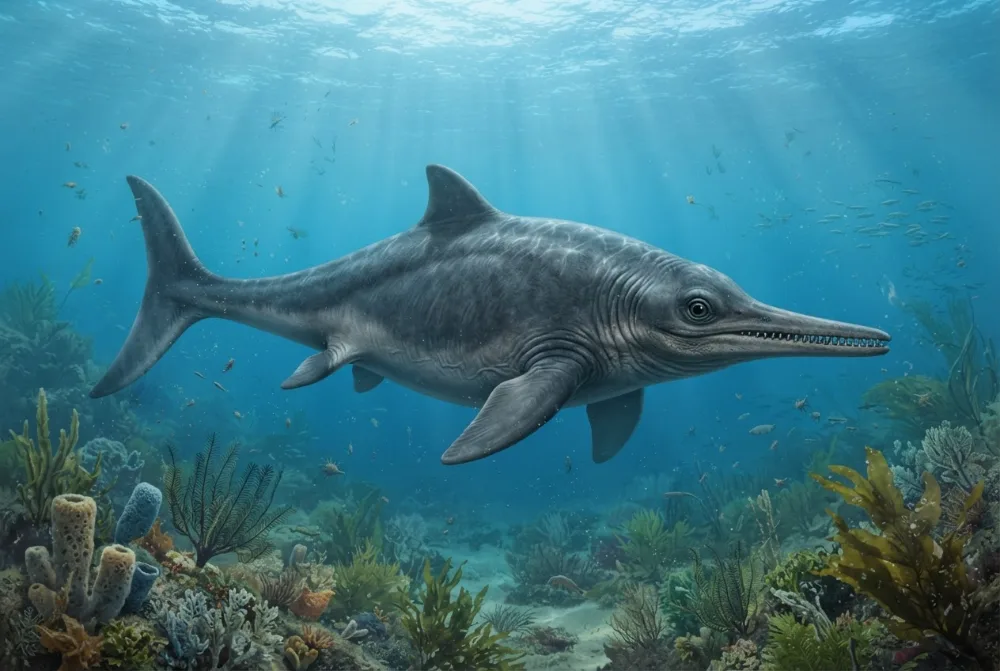 AI-made picture of Ichthyosaurus