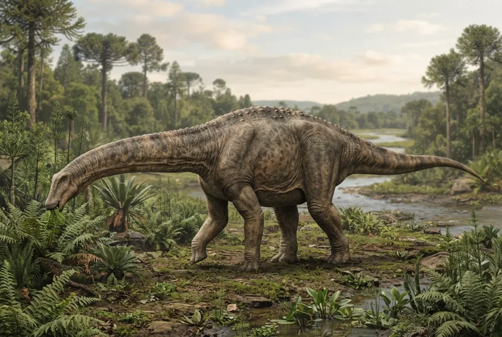 Immagine di Lapparentosaurus creata dall'IA