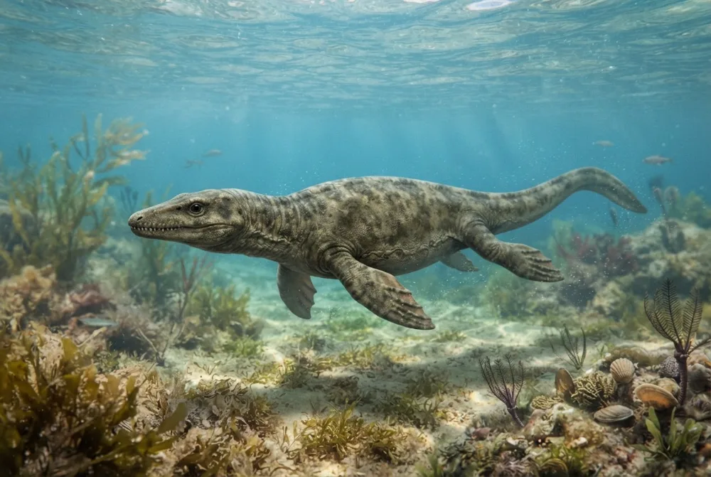 AI-made picture of Lariosaurus