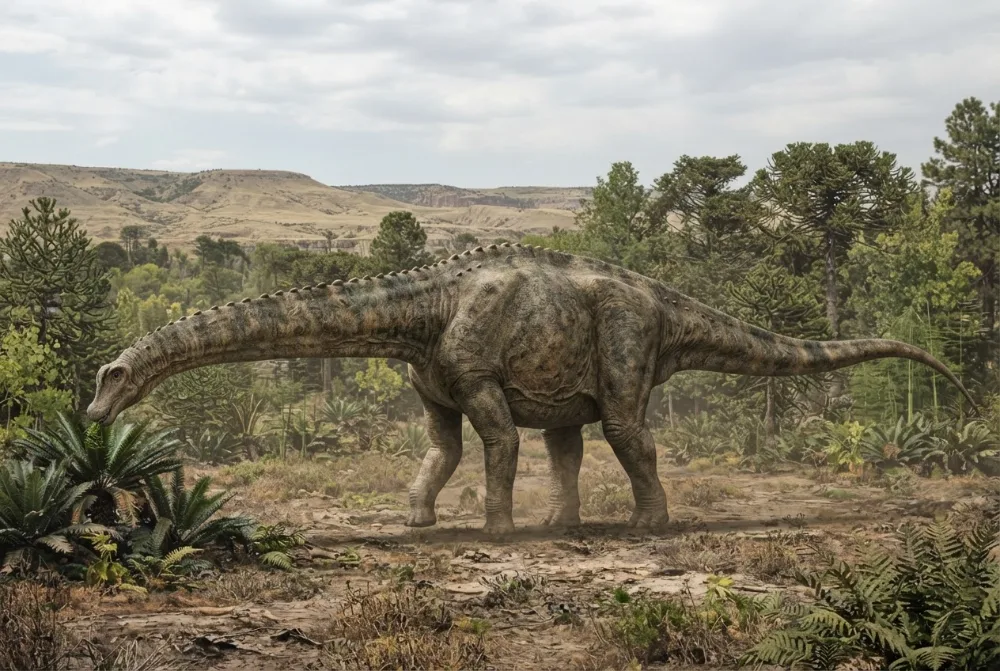 AI-made picture of Maraapunisaurus