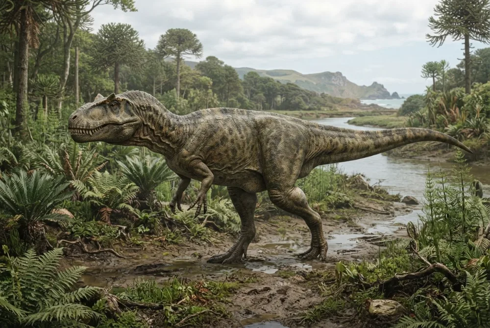 AI-made picture of Megalosaurus