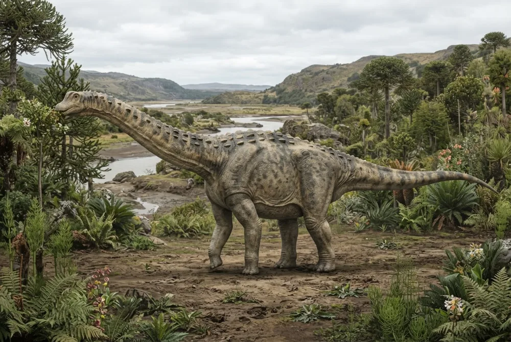 KI-Bild von Mendozasaurus