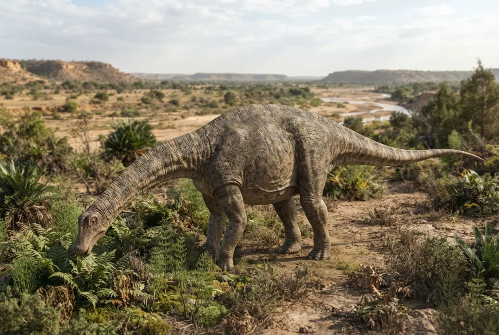 AI-made picture of Nigersaurus