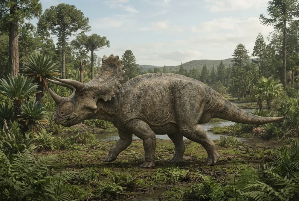AI-made picture of Ojoceratops