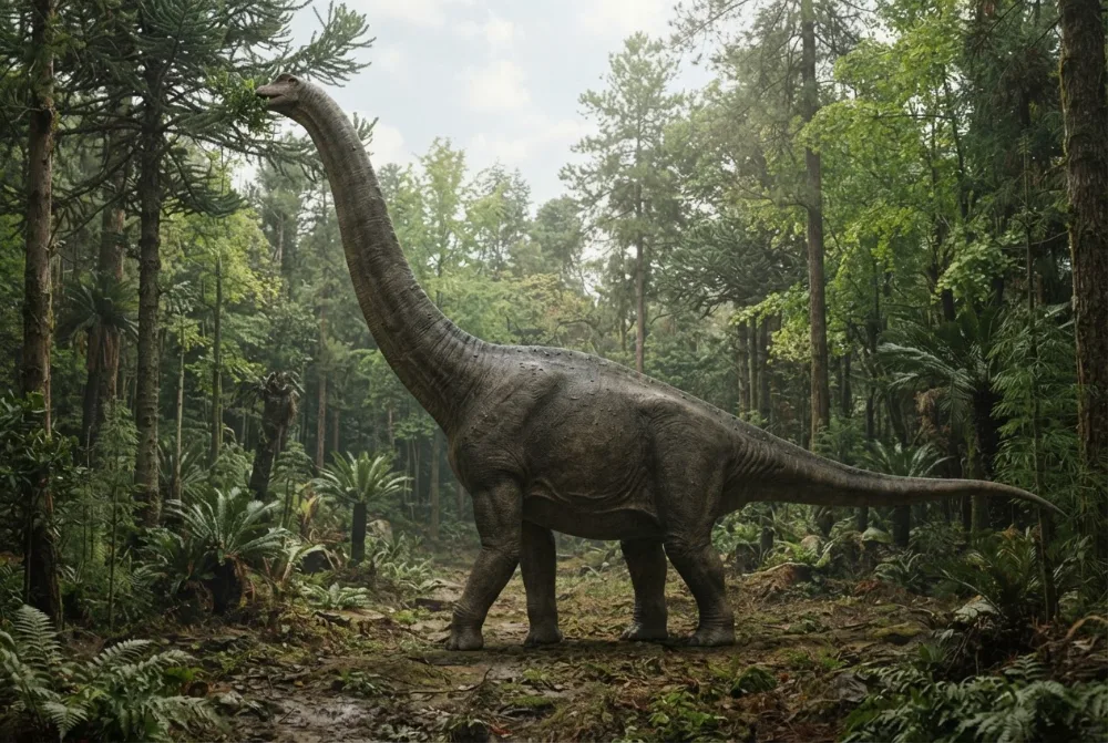 KI-Bild von Omeisaurus
