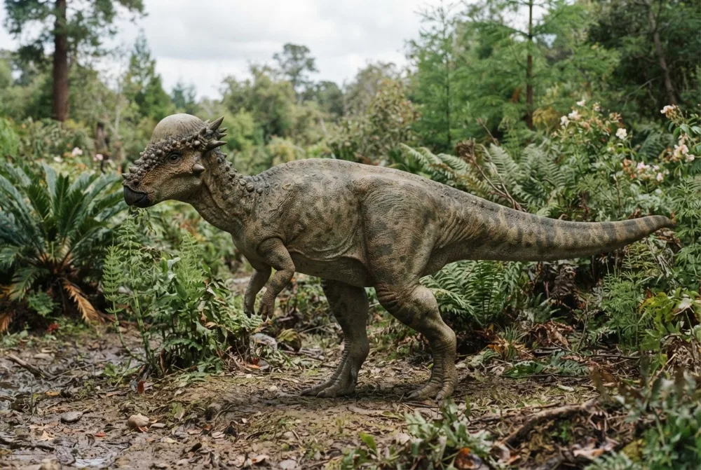 AI-billede af Pachycephalosaurus