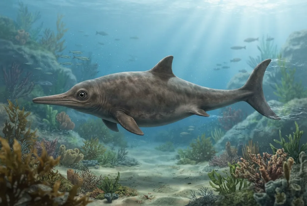 Paraophthalmosaurus: obrázek vytvořený umělou inteligencí
