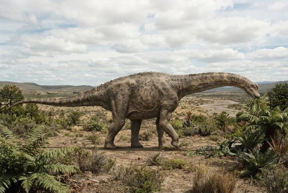 AI-billede af Patagotitan