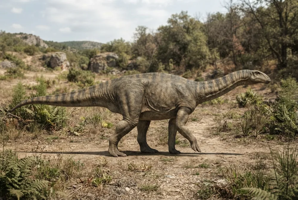 Plateosaurus: obrázek vytvořený umělou inteligencí