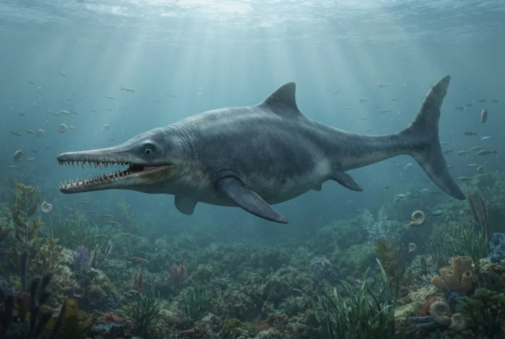 AI-made picture of Platypterygius
