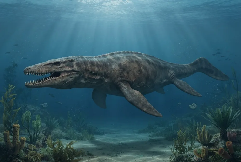 AI-made picture of Pliosaurus