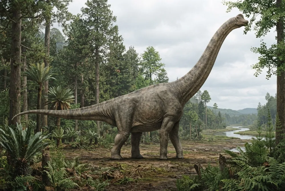 AI-made picture of Sauroposeidon