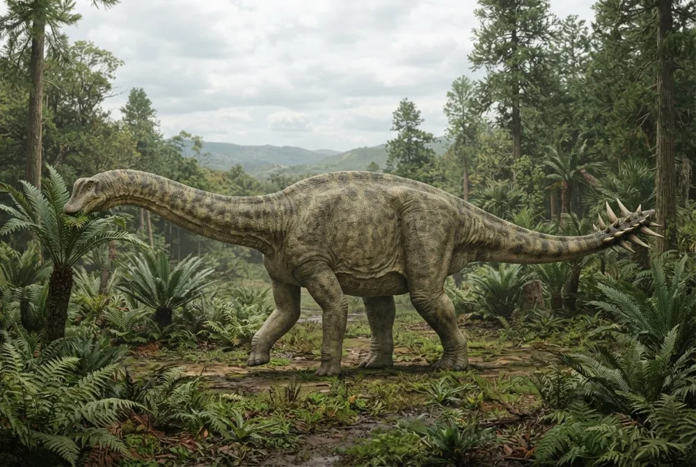 AI-made picture of Shunosaurus