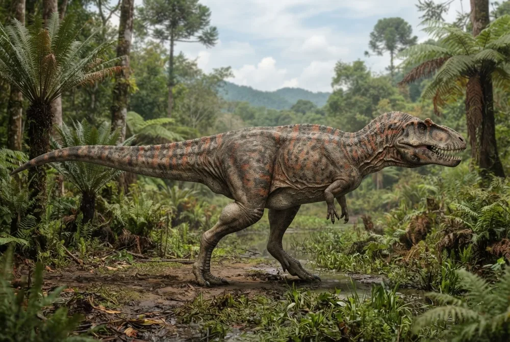 Siamotyrannus, tehisaru joonistatud
