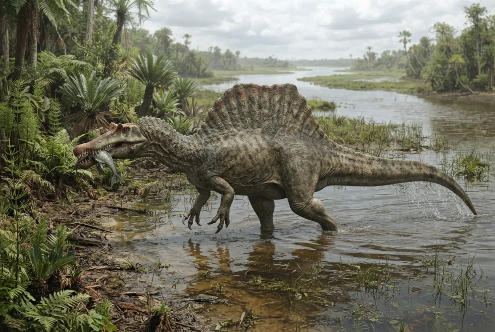 AI-made picture of Spinosaurus