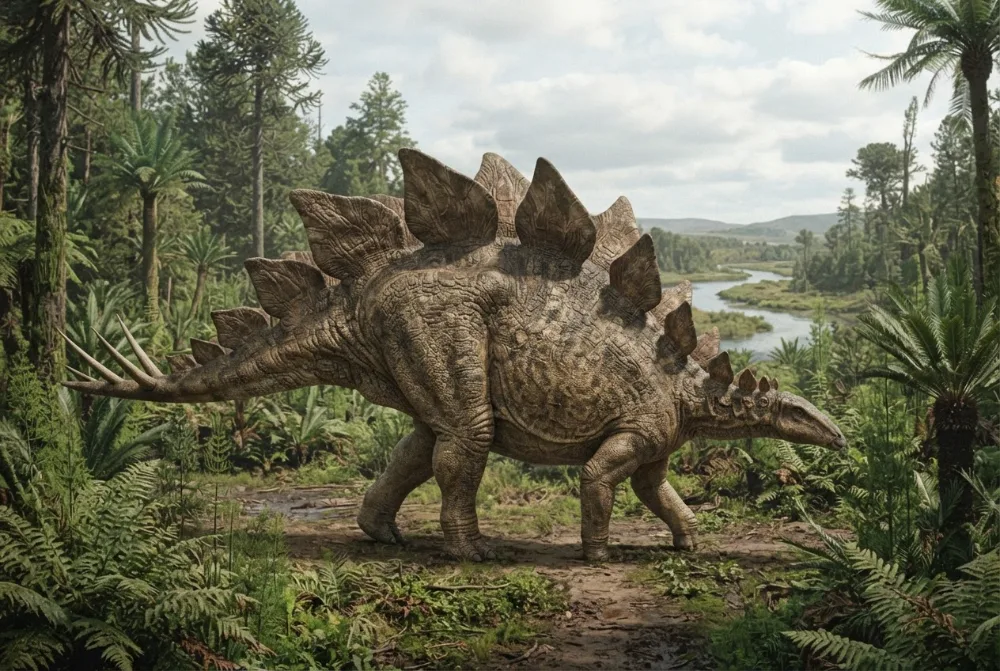 Stegosaurus: obrazek zrobiony przez AI