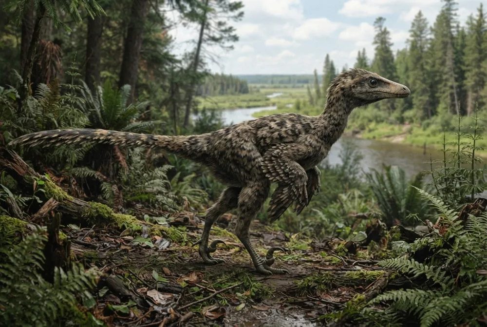 AI-made picture of Stenonychosaurus