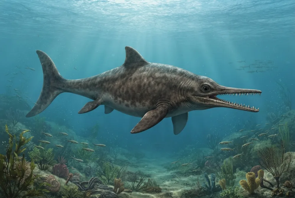 AI-made picture of Stenopterygius