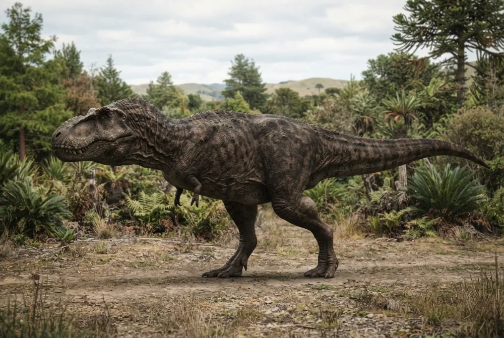 AI-made picture of Tarbosaurus