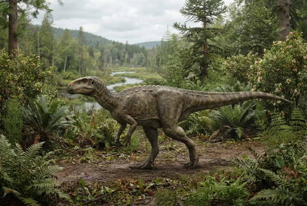 AI-made picture of Thescelosaurus